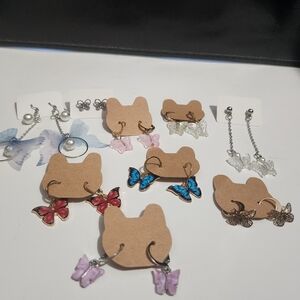 Butterfly Earrings bundle